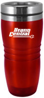 Travel Mugs: 16oz Colored Steel Tumblers